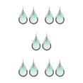 thumbnail image 2 of Minnieouse Pendientes de gota de agua para mujer y niña Type8 NO8, 2 of 6
