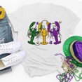 thumbnail image 5 of PMUYBHF Mode pour Femmes Hauts Décontractés Manches Courtes Col Rond T-Shirt Imprimé Ample 2981 L, 5 of 5