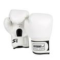thumbnail image 1 of Calentador De La Mano 2 uds guantes de combate de entrenamiento de boxeo guantes de Kickboxing de cuero para niños (blanco) Likrtyny  Para Estrenar, 1 of 6