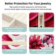 thumbnail image 3 of Ink plant Travel Portable Square Jewelry Display Necklace Organizer Storage Box, 3 of 6