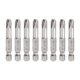 thumbnail image 1 of Uxcell 8pcs #3 Punta de Destornillador Phillips PH3 Vástago Hexagonal de 1/4" Longitud de 2" (50mm) Varilla Magnética Puntas de Taladro de Cabeza Cruzada de Acero S2, 1 of 7