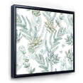 thumbnail image 3 of Designart 'Floral Seamless Pattern Succulents and Ferns Thorns' Farmhouse Framed Canvas Wall Art Print, 3 of 5