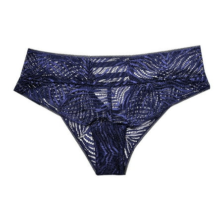 LARUYEKO Sexy Rhinestone Lift T Pants Sexy Lace Edge Pure Desire Seamless Crotch Underwear Women s Cotton Underwear High Waisted Ladies Full Coverage Panties High-Cut Stretch Cool Underwear