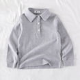 thumbnail image 4 of 12-18 Months Toddler Boys Long Sleeve Classic Oxford Dress Shirts Kids Casual Button Collared Shirt for 12 18 24 Months 2T 3T 4T 5T 6T 7T Toddler Kids Fall Winter Clothes Tops, 4 of 4