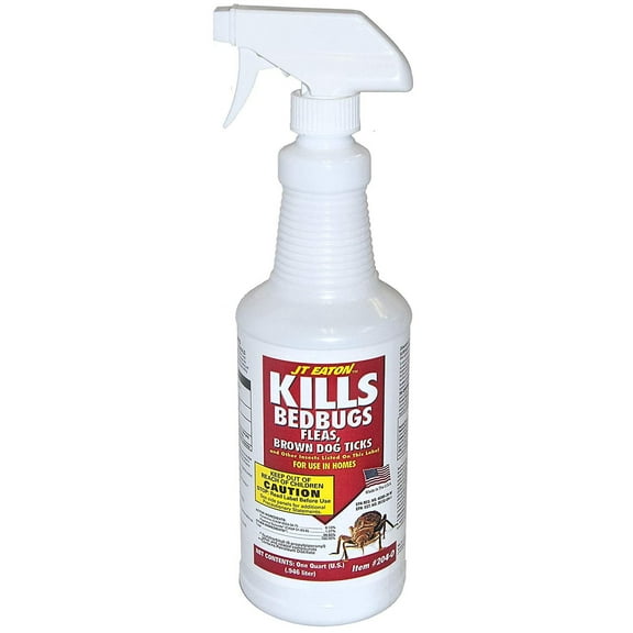 JT Eaton Kills Bedbugs Oil Based Bedbug Spray with Sprayer - Insecticide - 1 Quart