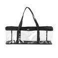thumbnail image 1 of jifeng CD Holder Case CD Rack Water Resistant Clear Display Portable CD Storage Bag, 1 of 9