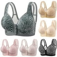 thumbnail image 2 of Utoimkio Comfortable Front Closure Bras for Older Women No Underwire Breathable Everyday Bras for Women Full Coverage Bras, 2 of 7
