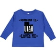 thumbnail image 3 of Inktastic Someone in Utah Loves Me Vacation Boys or Girls Long Sleeve Toddler T-Shirt, 3 of 5