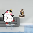 thumbnail image 2 of Reloj de pared silencioso sin , reloj de pingüino de madera, decorativo, acrílico, para mesa, ligero, moderno, adecuado para el hogar, la oficin, 2 of 8