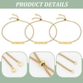 thumbnail image 5 of DIY Stainless Steel Rectangle Link Bracelet Making Kits Golden 10-1/8 inch(25.6~25.8cm), 5 of 6