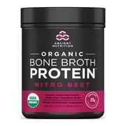 Ancient Nutrition, Organic Bone Broth Protein, Nitro Beet, 490G