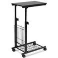 thumbnail image 3 of Patiojoy Snack Magazine Sofa End Table Rolling Casters Height Adjustable, 3 of 6