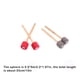 thumbnail image 3 of Greeniant 2 piezas Snare Drum Stick reemplazo Drummer Band portátil mango de baqueta mazo instrumento Musical equipo de percusión Accesorios para instrumentos musicales Gris Greeniant OD028471-02, 3 of 6