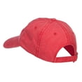 thumbnail image 3 of Captain Anchor Embroidered Washed Cap - Red OSFM, 3 of 5