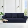 thumbnail image 2 of PiccoCasa Stretch Spandex Armchair Sofa Slipcover, Navy Large, 2 of 6