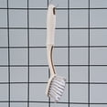 thumbnail image 7 of Long Handle Floor and Toilet Cleaning Brush with Washable PVC Bristles for Bathroom and Kitchen in White, 7 of 7