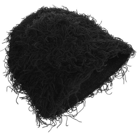 BESTYASH Knitted Beanie Skull Hat Beanie Hat Black 1Pack Warmth Fashion Accessory