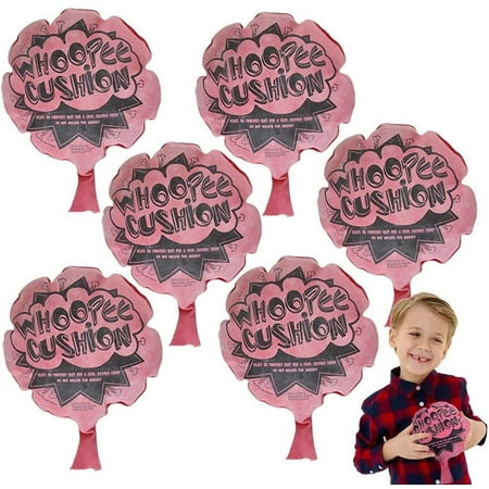 ArtCreativity Whoopie Cushion Prank Gag Party Fart Noise 6-Pack for Kids Ages 3+ Years Old