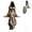#ZZH1 A, variant on Gothic Hooded Lady Statue – Resin Dark Fantasy Figurine, Dark Academia Shelf Sitter Sculpture, Black Hooded Woman Collectible Home Decor for Bookshelf Desk Mantel, Ethereal Lady Reaper