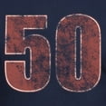thumbnail image 3 of CafePress - 50Th Birthday Red Grunge Men's Fitted T Shirt (Dar - Men's Fitted T-Shirt, 3 of 4