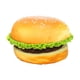 thumbnail image 1 of Juguete colgante de pan de sésamo con forma de hamburguesa de 6,5 cm de poliuretano rebotado. C7F9, 1 of 1
