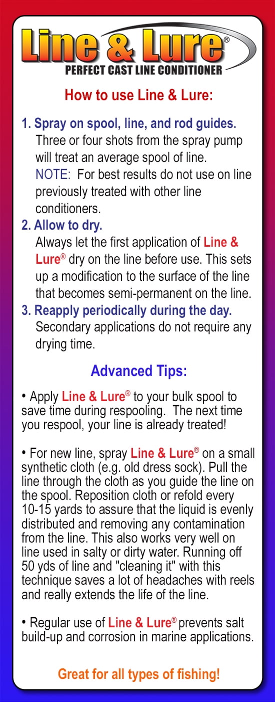 (4oz Spray) - Line & Lure Conditioner