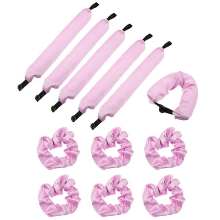 Unique Bargains Heatless Hair Curlers Kit Hair Roller Night Sleep