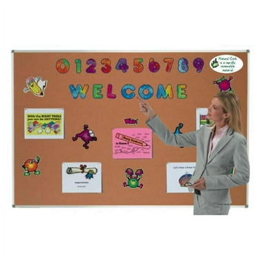 Aarco Products ER2436 Radius Corner Bulletin Board