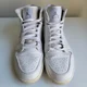 thumbnail image 3 of Ni - ke Ni - ke Air Jordan 1 Mid 2014 White Cool Gray Shoes Sneakers 554724-120 Men Size 14, 3 of 5