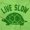 Lime, variant on Live Slow Turtle Tortoise Animals Men's Graphic T Shirt Tees Brisco Brands S