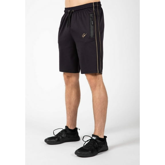 Wenden Track Shorts - Black/Gold