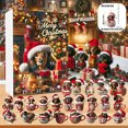 thumbnail image 2 of Calendario de Adviento de Dachshunds, calendario de cuenta regresiva de Navidad de 24 días con figura de Dachshunds, adorno, calendario de Adviento de Navidad, regalos de Navidad para amantes de los p, 2 of 5
