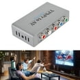 thumbnail image 1 of YPbPr To CVBS Component Converter, 1080P60 YPbPr To AV Converter Excellent Heat Dissipation Video Capture With L/R Sound For Monitor For Game Console, 1 of 8