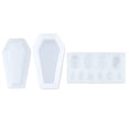 thumbnail image 2 of Moldes Para Pasteles De Halloween ANGGREK Molde De Silicona Antiadherente Forma De Ataúd Esqueleto, 2 of 8