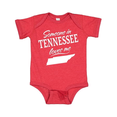 

Inktastic Someone in Tennessee Loves Me Gift Baby Boy or Baby Girl Bodysuit