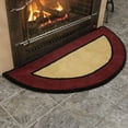 thumbnail image 4 of Minuteman International Half Round Contemporary Fireplace Hearth Rug, 4 of 6