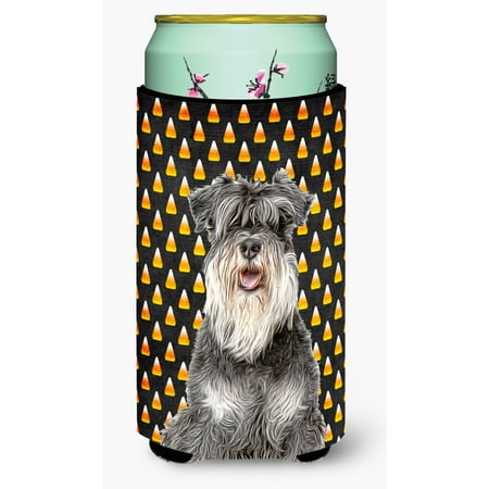 

Carolines Treasures KJ1213TBC Candy Corn Halloween Schnauzer Tall Boy Hugger Tall Boy multicolor