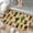 Cactus Patterns, variant on 1pc Panda Lying Down with Hearts Absorbent Non-Slip Bathroom Thickened Flannel Rug Decor,Soft,Quick Drying,Suitable For Indoor/outdoor Use,Bathrooms,Bedrooms,Kitchens,Terrace,Laundry Rooms,16"x24"