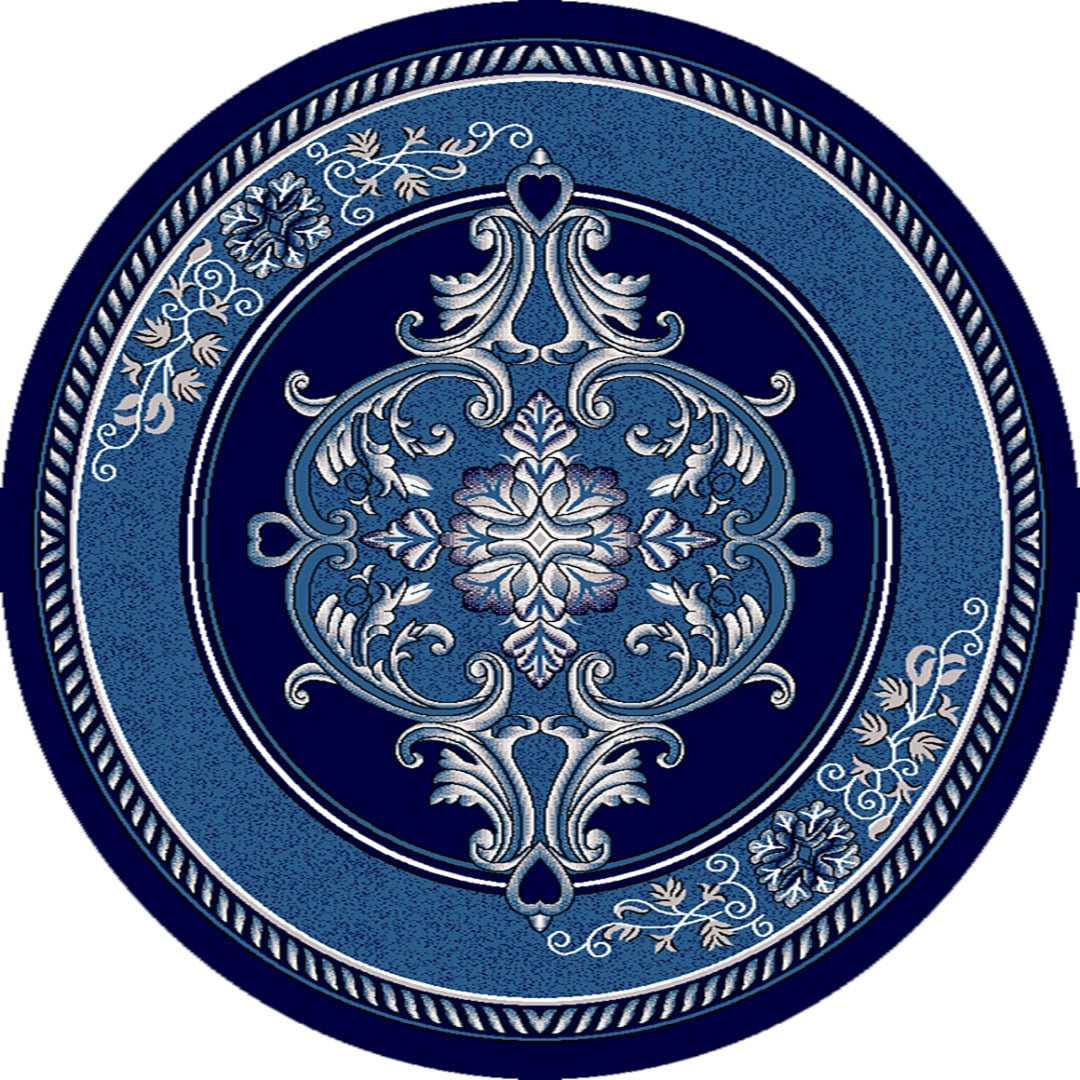 GLAMOUR 3D Hand Carved Traditional Rug Oriental Floral VERY THICK! 7