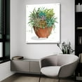 thumbnail image 5 of Epic Art 'Terracotta Succulents I' by Cindy Jacobs, Acrylic Glass Wall Art, 36"x36", 5 of 10