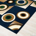thumbnail image 5 of Allstar Blue Area Rug. Contemporary. Abstract. Traditional. Geometric. Formal. Shapes. Squares (7' 7" x 10' 6"), 5 of 7