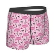 thumbnail image 2 of KLL Cute Watermelon Flamingo Men's Cotton Boxer Briefs Underwear-Small, 2 of 8