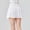 White, variant on Tennis Skirts for Women Summer Skirt Women's Sun Skort Ice Cool Blocking Two in Athletic Skirt for Sports & Fitness Solutions Light Yellow M