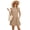 Coffee, variant on Women's Round Neck Cap Sleeve Mini Dress 60% rayon 30% polyester 5% spandex Lightweight Everyday Wear Casual Style