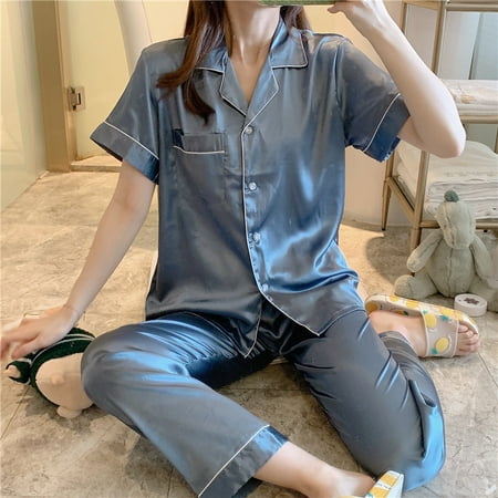 

2PCS Pajamas Set Satin Pyjamamas Lace Patchwork Bril Wedding Nightwear Rayon Home Wear Nighty&Robe Suit