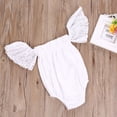 thumbnail image 5 of Fesfesfes Newborn Infant Onesie Baby Girls Flower Lace Romper One Piece Bodysuit Outfits Clothes, 5 of 9