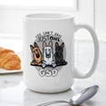 thumbnail image 6 of CafePress - Just One GSD Large Mug - 15 oz Ceramic Large White Novelty Mug, 6 of 6