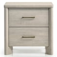 thumbnail image 3 of Furniture of America Gracie Modern Wood 2-Drawer Kids Nightstand with USB Ports, Cool Beige, 3 of 13