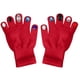 thumbnail image 1 of Guantes de Invierno Tejidos, Adornos de Cristal de Colores Variados, Mitones de Ganchillo de Dedo Completo con Buena Elasticidad para Niñas, Niños, Mujeres, 1 of 7