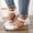 White, variant on Women's Bohemian Canvas Wedge Espadrilles, Ankle Strap Bow Closed Toe Sandals, Trendy Summer Footwear for Date, Travel Beige 38